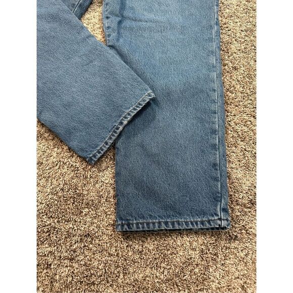 vintage L.L. Bean flannel lined original relaxed fit denim jeans women’s 18 - Picture 14 of 14